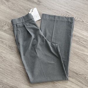 Zara Wide Leg Trousers in Gray Size Small
